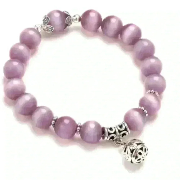 Purple Quartz Handmade Crystal Bracelet - Picture 1 of 9